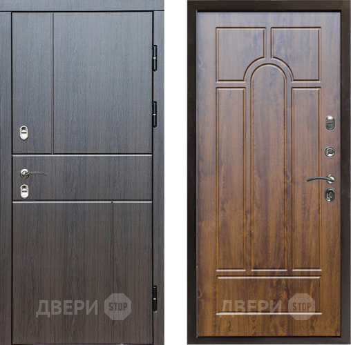 Входная металлическая Дверь Престиж TERMO с терморазрывом Горизонт Венге Арка Дуб в Фрязино