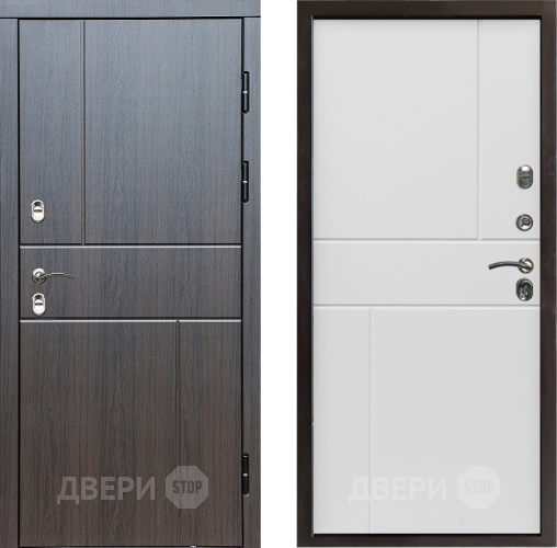 Входная металлическая Дверь Престиж TERMO с терморазрывом Горизонт Венге Горизонт Бетон белый в Фрязино