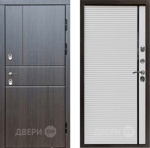 Входная металлическая Дверь Престиж TERMO с терморазрывом Горизонт Венге Porte Белый в Фрязино