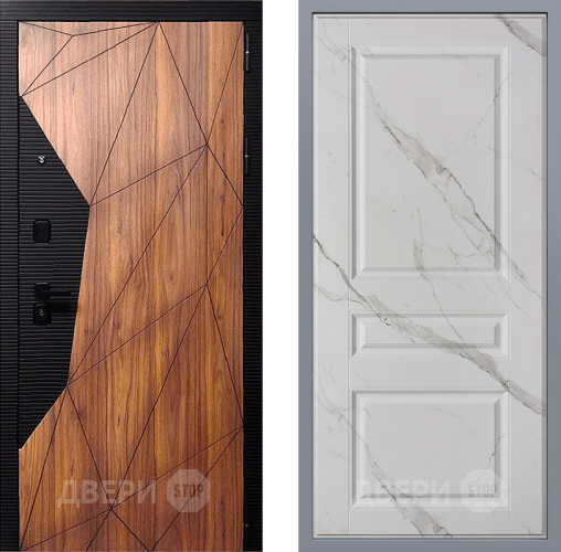 Дверь Заводские двери Морра Стокгольм Мрамор белый в Фрязино