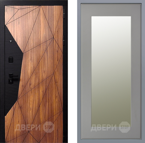 Дверь Заводские двери Морра Зеркало Модерн Грей софт в Фрязино