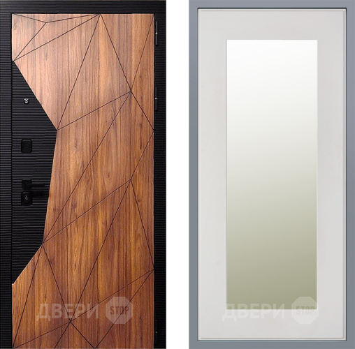 Дверь Заводские двери Морра Зеркало Модерн Белый софт в Фрязино