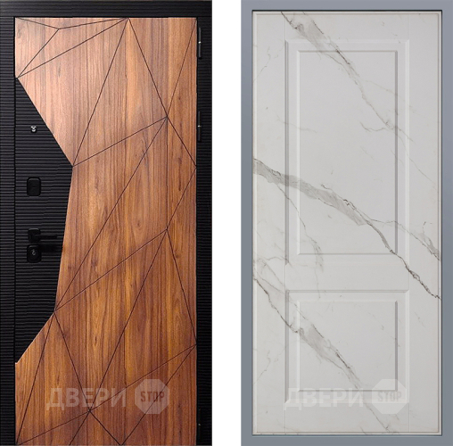 Дверь Заводские двери Морра Доррен Мрамор белый в Фрязино