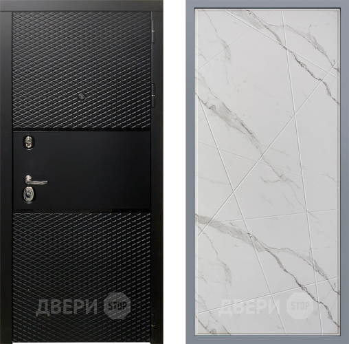 Дверь Заводские двери Тефлон Флитта Мрамор белый в Фрязино