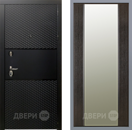 Дверь Заводские двери Тефлон Зеркало Макси Венге в Фрязино