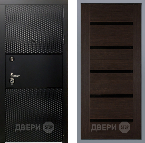 Дверь Заводские двери Тефлон СБ-1 орех тисненый в Фрязино