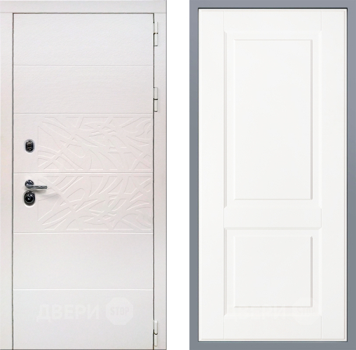 Дверь Заводские двери Дэко Вайт Доррен Белый софт в Фрязино
