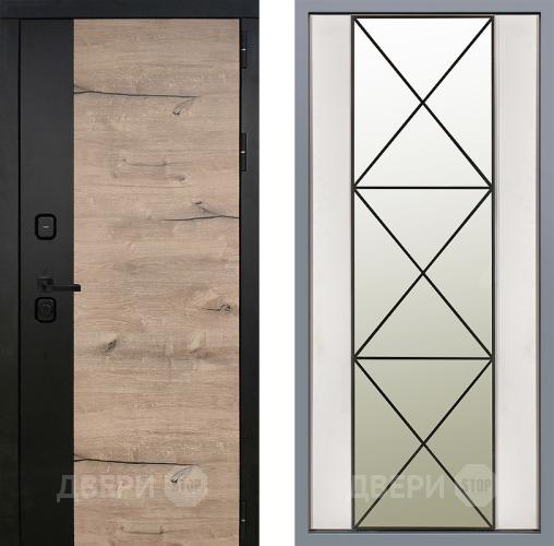 Дверь Заводские двери Ларте Зеркало Перфекто Структурное дерево в Фрязино