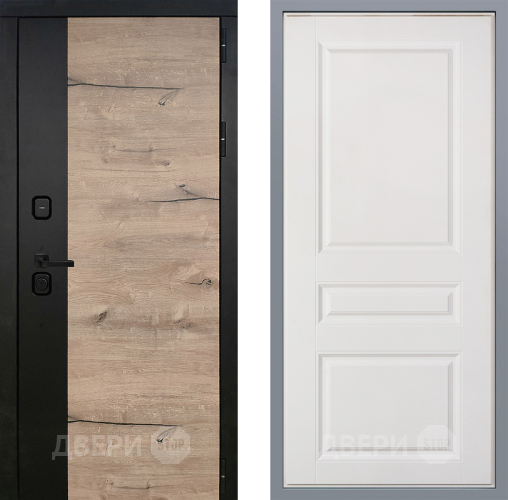 Дверь Заводские двери Ларте Стокгольм Белый софт в Фрязино