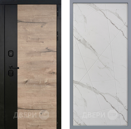 Дверь Заводские двери Ларте Флитта Мрамор белый в Фрязино