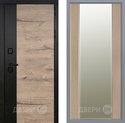 Дверь Заводские двери Ларте Зеркало Макси Беленый дуб в Фрязино