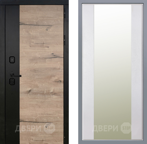 Дверь Заводские двери Ларте Зеркало Макси Белый шелк в Фрязино