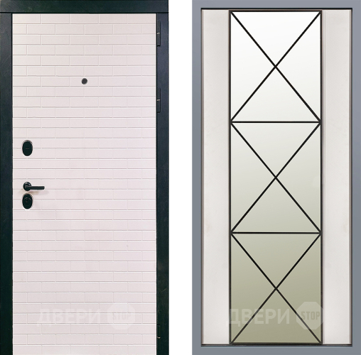 Дверь Заводские двери Сохо Зеркало Перфекто Структурное дерево в Фрязино