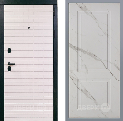 Дверь Заводские двери Сохо Доррен Мрамор белый в Фрязино