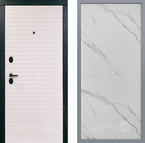 Дверь Заводские двери Сохо Флитта Мрамор белый в Фрязино
