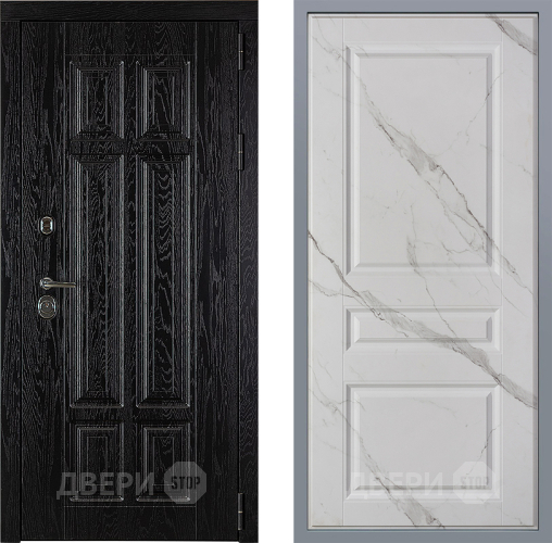 Дверь Заводские двери Мюнхен Стокгольм Мрамор белый в Фрязино