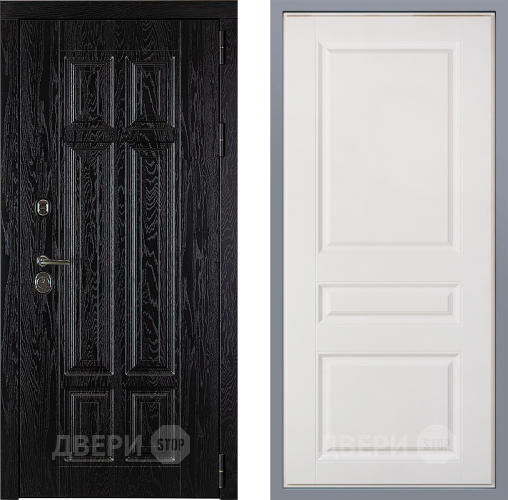 Дверь Заводские двери Мюнхен Стокгольм Белый софт в Фрязино