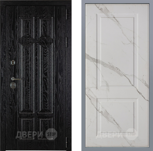 Дверь Заводские двери Мюнхен Доррен Мрамор белый в Фрязино