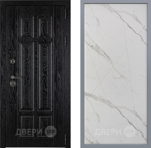 Дверь Заводские двери Мюнхен Флитта Мрамор белый в Фрязино