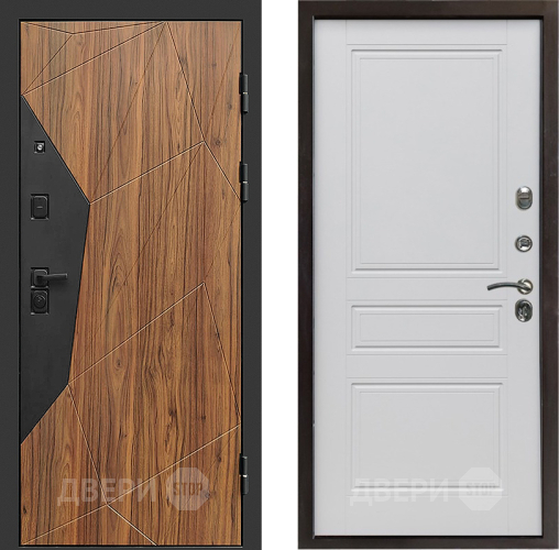 Входная металлическая Дверь Престиж Avangard Классика Белый матовый в Фрязино