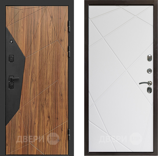 Входная металлическая Дверь Престиж Avangard Лучи Бетон белый в Фрязино