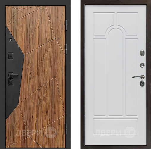 Входная металлическая Дверь Престиж Avangard Арка Белое дерево в Фрязино