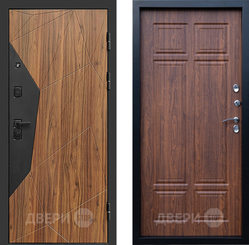 Входная металлическая Дверь Престиж Avangard Премиум Орех темный в Фрязино