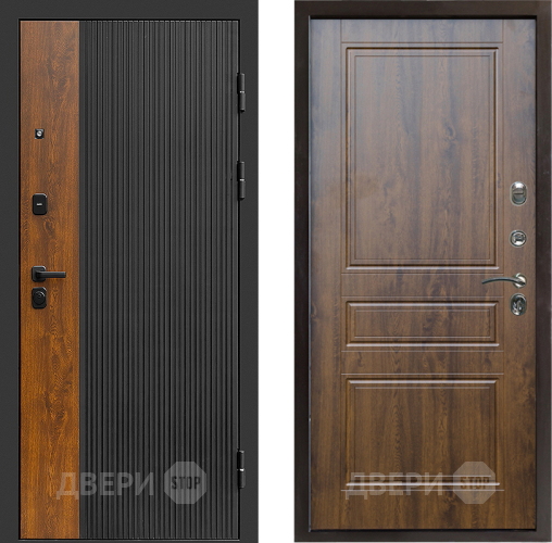 Входная металлическая Дверь Престиж Prestizh Классика Дуб в Фрязино