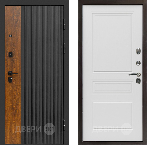 Входная металлическая Дверь Престиж Prestizh Классика Лиственница белая в Фрязино