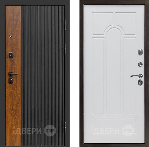 Входная металлическая Дверь Престиж Prestizh Арка Белое дерево в Фрязино