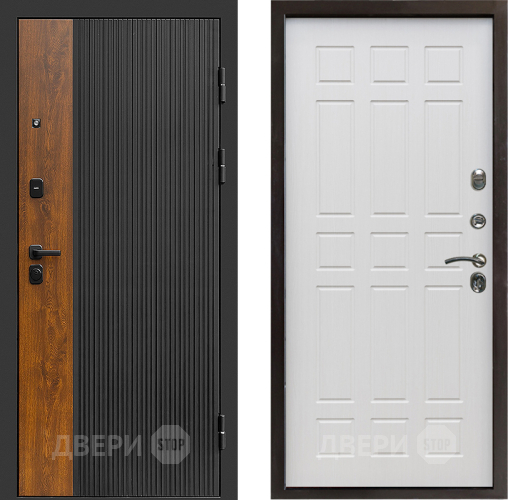 Входная металлическая Дверь Престиж Prestizh Спарта Лиственница белая в Фрязино