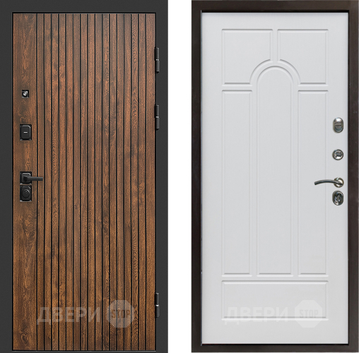 Входная металлическая Дверь Престиж Tvist Арка Белое дерево в Фрязино