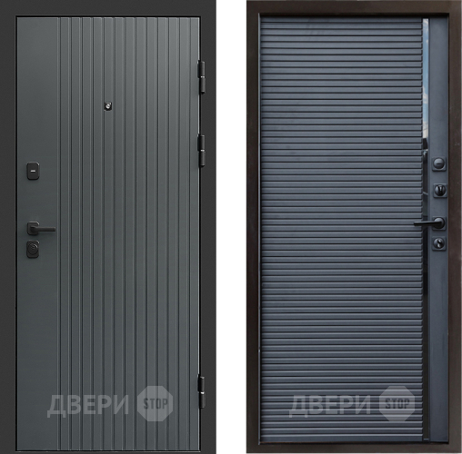 Входная металлическая Дверь Престиж Tvist Grey Porte Черный кварц в Фрязино