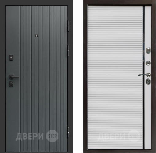 Входная металлическая Дверь Престиж Tvist Grey Porte Белый в Фрязино