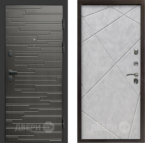 Дверь Престиж Rivera Лучи Бетон светлый в Фрязино