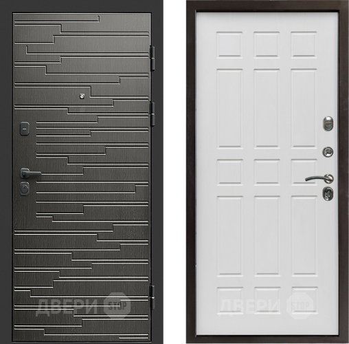 Входная металлическая Дверь Престиж Rivera Спарта Белое дерево в Фрязино