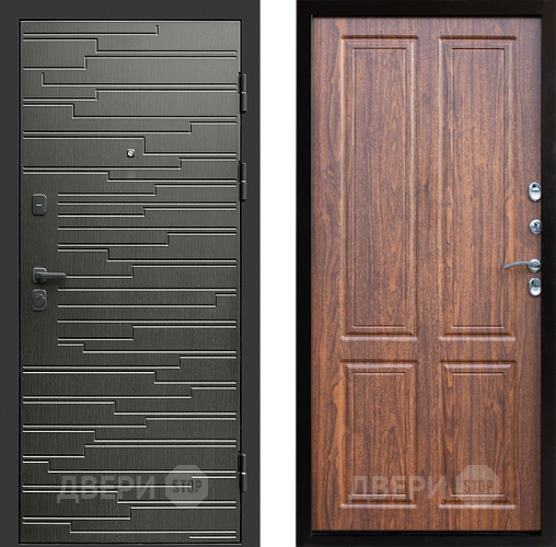 Входная металлическая Дверь Престиж Rivera Премиум Орех светлый в Фрязино