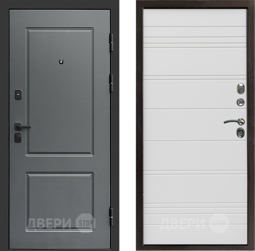 Входная металлическая Дверь Престиж Verona Line Белый в Фрязино