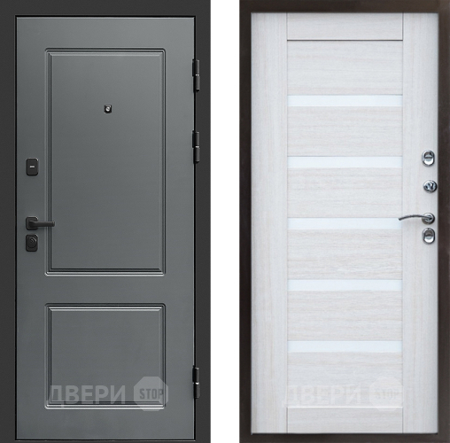 Входная металлическая Дверь Престиж Verona Царга Лиственница белая в Фрязино