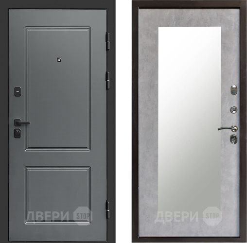 Дверь Престиж Verona Зеркло Пастораль Бетон светлый в Фрязино