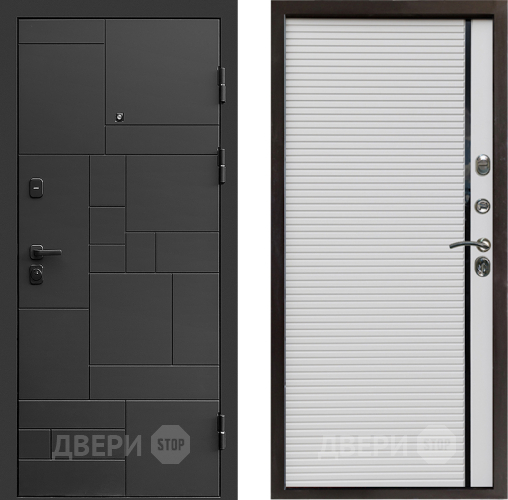 Входная металлическая Дверь Престиж Kvadro Porte Белый в Фрязино