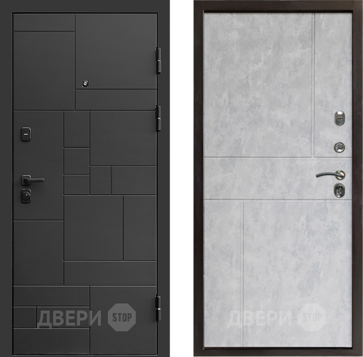 Дверь Престиж Kvadro Горизонт Бетон светлый в Фрязино