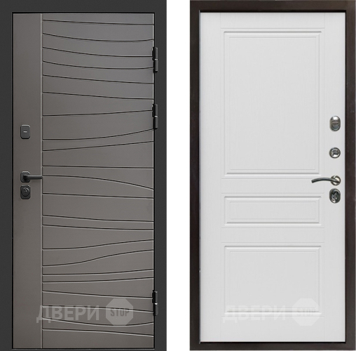 Входная металлическая Дверь Престиж Siciliya Классика Лиственница белая в Фрязино