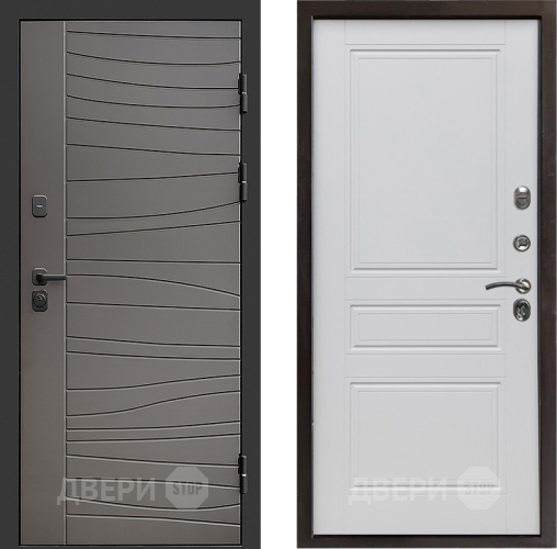 Входная металлическая Дверь Престиж Siciliya Классика Белый матовый в Фрязино