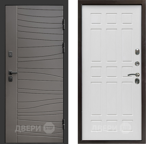 Входная металлическая Дверь Престиж Siciliya Спарта Белое дерево в Фрязино