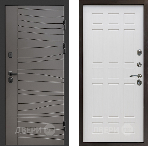 Входная металлическая Дверь Престиж Siciliya Спарта Лиственница белая в Фрязино