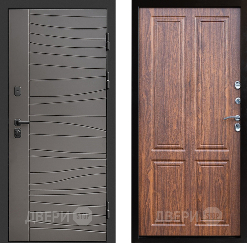 Входная металлическая Дверь Престиж Siciliya Премиум Орех светлый в Фрязино