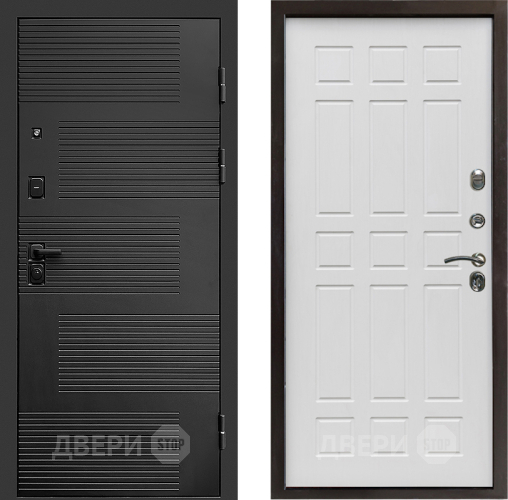 Входная металлическая Дверь Престиж Favorit Спарта Белое дерево в Фрязино