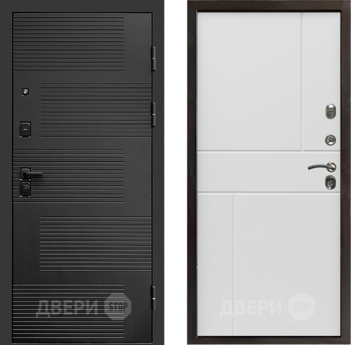 Входная металлическая Дверь Престиж Favorit Горизонт Бетон белый в Фрязино