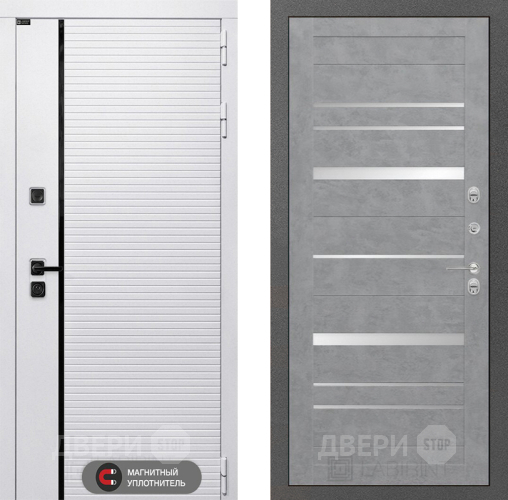 Входная металлическая Дверь Лабиринт (LABIRINT) Royal 20 Бетон светлый в Фрязино